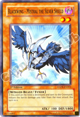 ANPR-EN004 Blackwing-Mistral the Silver Shield comune 1st Edition (EN) -NEAR MINT-