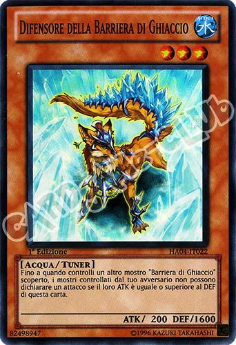 HA04-IT022 Difensore della Barriera di Ghiaccio super rara 1a Edizione (IT) -GOOD-