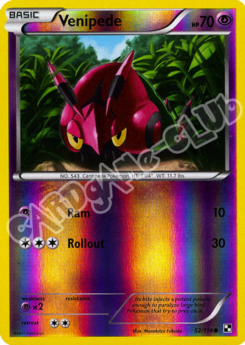 052 / 114 Venipede comune foil reverse (EN) -NEAR MINT-