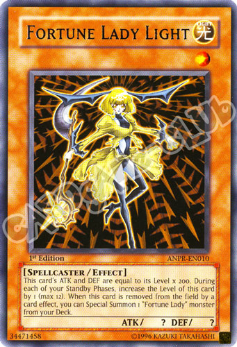 ANPR-EN010 Fortune Lady Lighty rara 1st Edition (EN) -NEAR MINT-