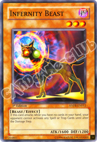 ANPR-EN012 Infernity Beast comune 1st Edition (EN) -NEAR MINT-