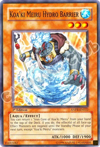 ANPR-EN022 Koa'ki Meiru Hydro Barrier comune 1st Edition (EN) -NEAR MINT-