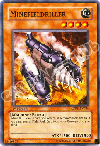 ANPR-EN034 Minefieldriller super rara 1st Edition (EN) -NEAR MINT-