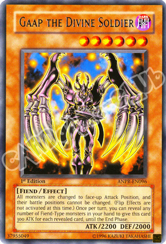 ANPR-EN096 Gaap the Divine Soldier rara 1st Edition (EN) -NEAR MINT-