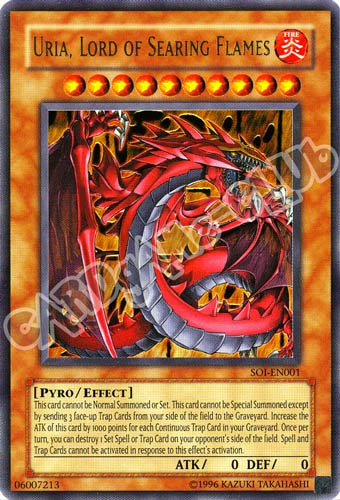 SOI-EN001 Uria, Lord of Searing Flames ultra rara Unlimited (EN) -NEAR MINT-