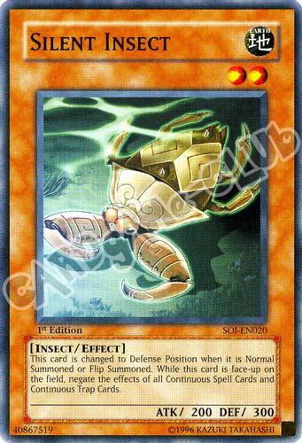 SOI-EN020 Silent Insect comune 1st Edition (EN) -NEAR MINT-