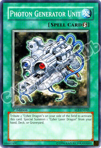 SOI-EN045 Photon Generator Unit comune 1st Edition (EN) -NEAR MINT-