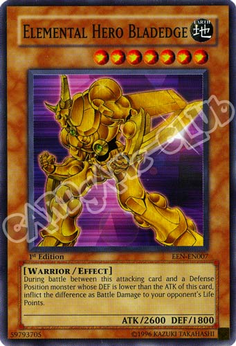 EEN-EN007 Elemental Hero Bladedge super rara 1st Edition (EN) -NEAR MINT-