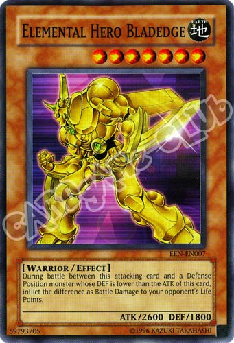 EEN-EN007 Elemental Hero Bladedge super rara Unlimited (EN) -NEAR MINT-