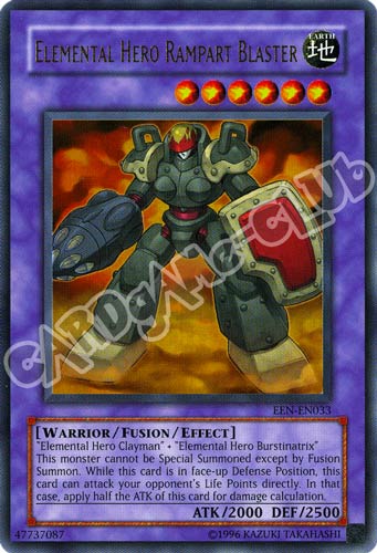 EEN-EN033 Elemental Hero Rampart Blaster ultra rara Unlimited (EN) -NEAR MINT-