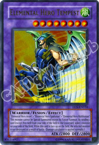 EEN-EN034 Elemental Hero Tempest ultra rara Unlimited (EN) -NEAR MINT-