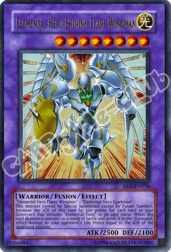 EEN-EN036 Elemental Hero Shining Flare Wingman ultra rara Unlimited (EN) -NEAR MINT-