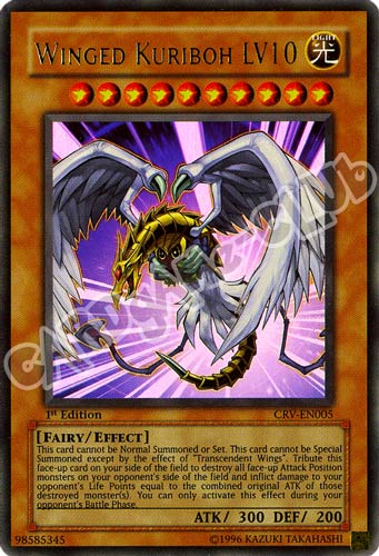 CRV-EN005 Winged Kuriboh LV10 ultra rara 1st Edition (EN) -NEAR MINT-