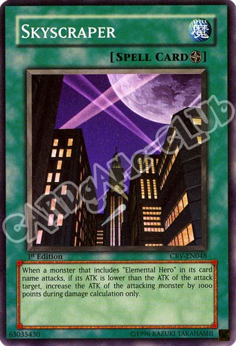 CRV-EN048 Skyscraper super rara 1st Edition (EN) -NEAR MINT-