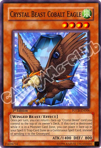 FOTB-EN006 Crystal Beast Cobalt Eagle comune 1st Edition (EN) -NEAR MINT-