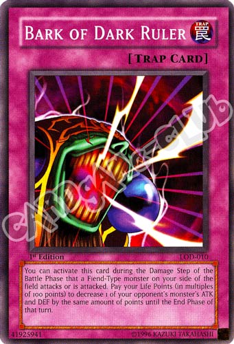 LOD-010 Bark of Dark Ruler comune 1st Edition (EN) -NEAR MINT-