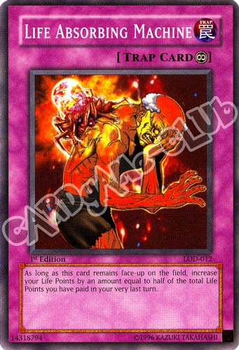 LOD-012 Life Absorbing Machine comune 1st Edition (EN) -NEAR MINT-