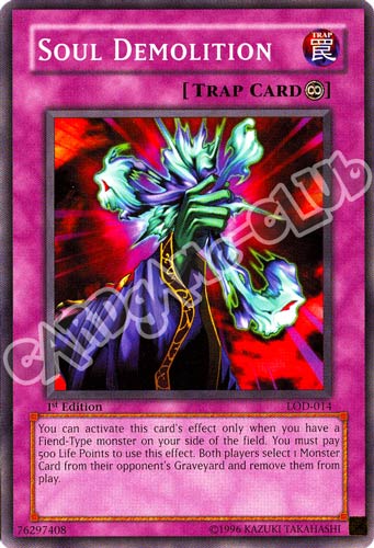 LOD-014 Soul Demolition comune 1st Edition (EN) -NEAR MINT-