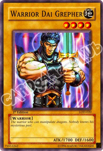 LOD-020 Warrior Dai Grepher comune 1st Edition (EN) -NEAR MINT-