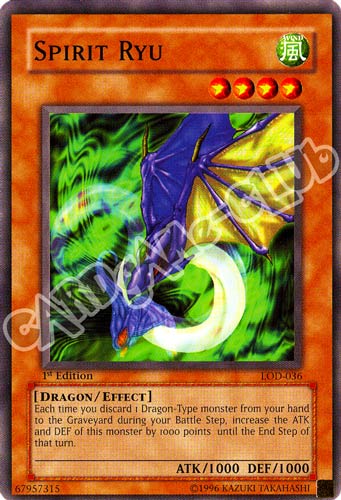 LOD-036 Spirit Ryu comune 1st Edition (EN) -NEAR MINT-