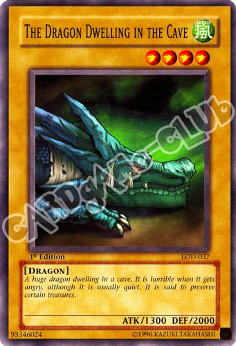 LOD-037 The Dragon Dwelling In The Cave comune 1st Edition (EN) -NEAR MINT-