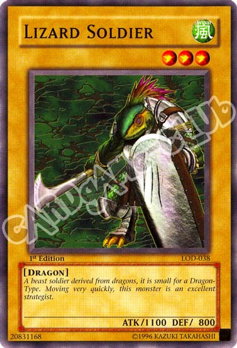 LOD-038 Lizard Soldier comune 1st Edition (EN) -NEAR MINT-