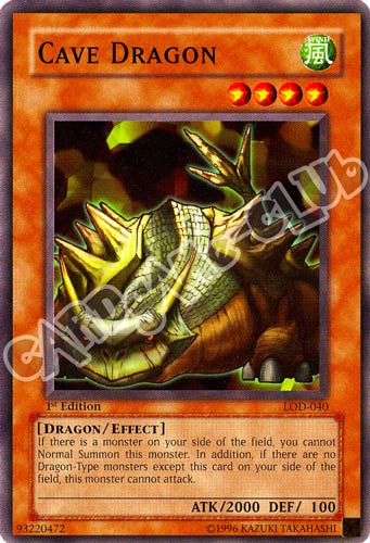 LOD-040 Cave Dragon comune 1st Edition (EN) -GOOD-