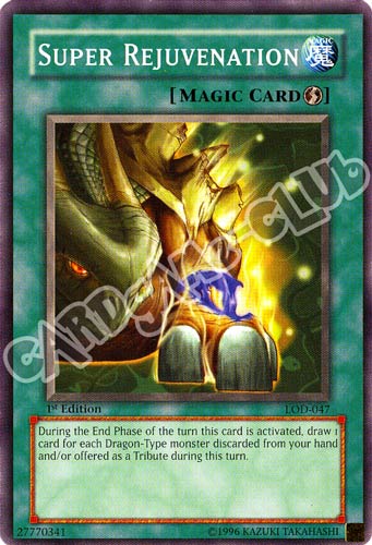 LOD-047 Super Rejuvenation comune 1st Edition (EN) -NEAR MINT-