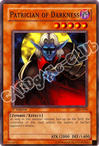 LOD-058 Patrician of Darkness comune 1st Edition (EN) -NEAR MINT-