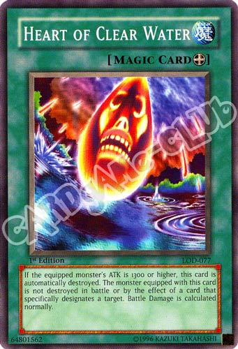 LOD-077 Heart of Clear Water comune 1st Edition (EN) -NEAR MINT-