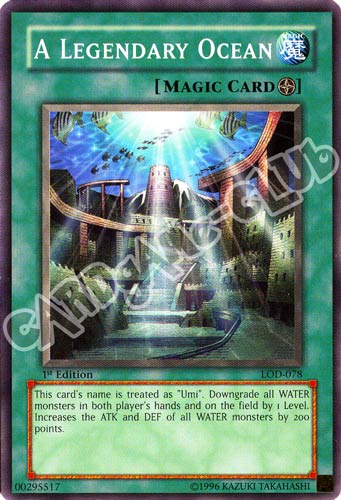 LOD-078 A legendary Ocean comune 1st Edition (EN) -NEAR MINT-