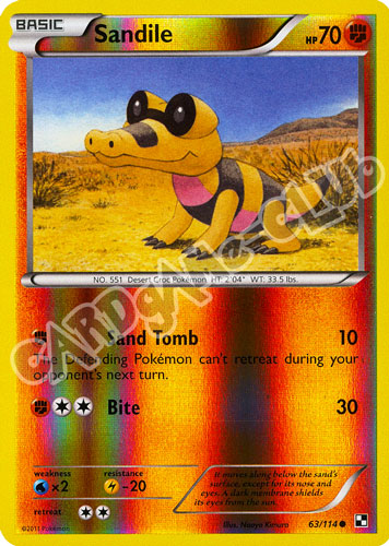 063 / 114 Sandile comune foil reverse (EN) -NEAR MINT-