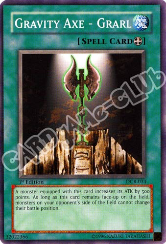 DCR-034 Gravity Axe-Grarl comune 1st Edition (EN) -NEAR MINT-