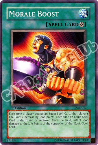 DCR-042 Morale Boost comune 1st Edition (EN) -NEAR MINT-