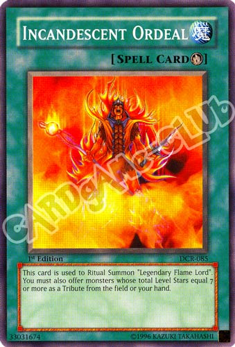 DCR-085 Incandescent Ordeal comune 1st Edition (EN) -NEAR MINT-