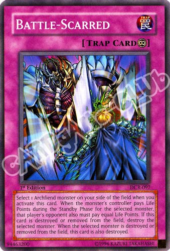 DCR-097 Battle-Scarred comune 1st Edition (EN) -NEAR MINT-