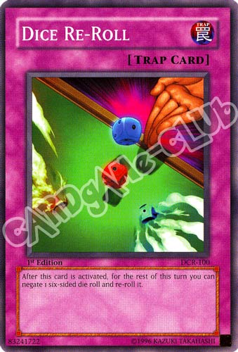 DCR-100 Dice Re-Roll comune 1st Edition (EN) -NEAR MINT-