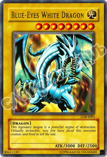 LOB-E001 Blue-Eyes White Dragon ultra rara Unlimited (EN)