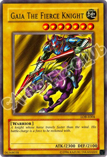 LOB-E004 Gaia The Fierce Knight ultra rara Unlimited (EN)