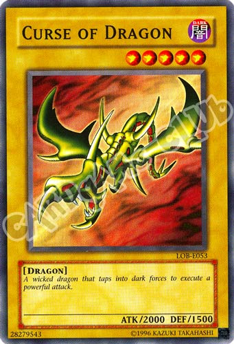 LOB-E053 Curse of Dragon super rara Unlimited (EN)