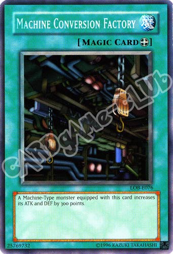 LOB-E076 Machine Conversion Factory comune Unlimited (EN)