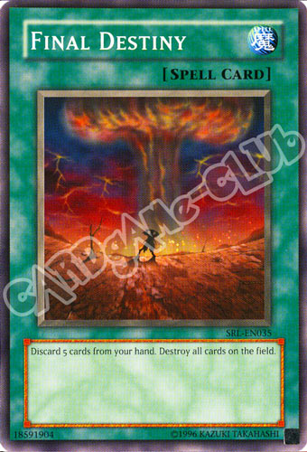 SRL-035 Final Destiny comune Unlimited (EN) -NEAR MINT-