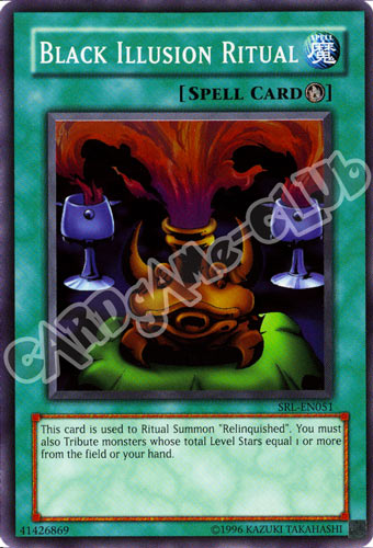 SRL-051 Black Illusion Ritual super rara Unlimited (EN) -NEAR MINT-
