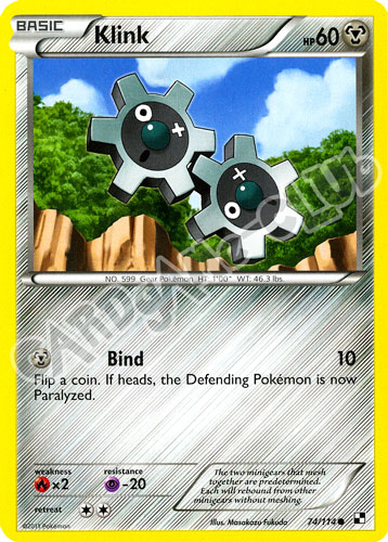 074 / 114 Klink comune (EN) -NEAR MINT-