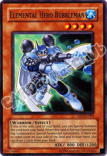 DP1-EN009 Elemental Hero Bubbleman comune Unlimited (EN) -NEAR MINT-