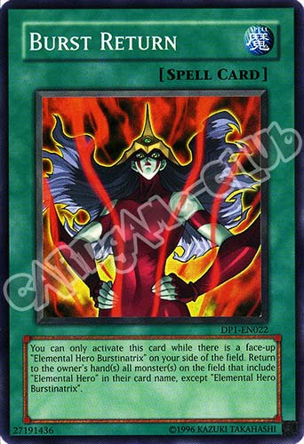 DP1-EN022 Burst Return super rara Unlimited (EN) -NEAR MINT-