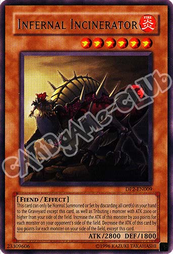 DP2-EN009 Infernal Incinerator rara Unlimited (EN) -NEAR MINT-