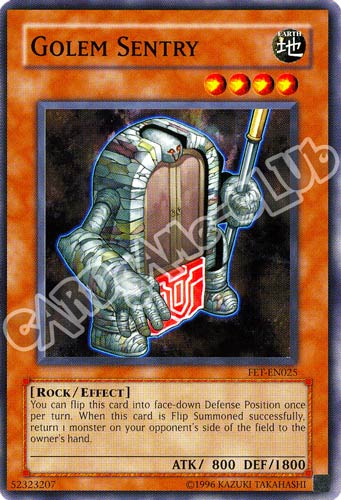 FET-EN025 Golem Sentry comune Unlimited (EN) -NEAR MINT-