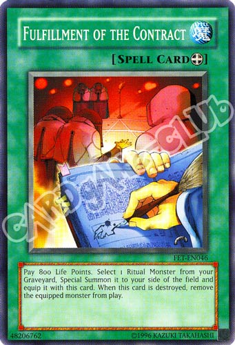 FET-EN046 Fulfillment of the Contract comune Unlimited (EN) -NEAR MINT-