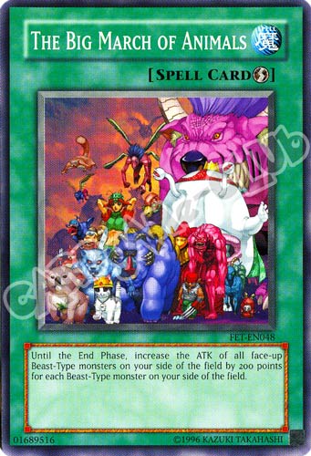 FET-EN048 The Big March of Animals comune Unlimited (EN) -NEAR MINT-